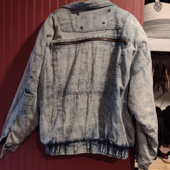 Vintage No! Jeans bomber jacket - Picture 5 of 8